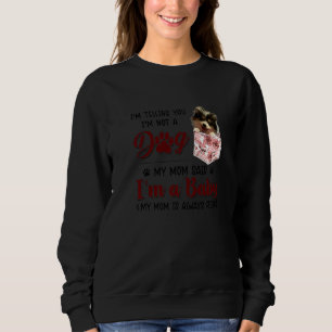 Ich sage Ihnen, dass ich kein Hund bin, sagte mein Sweatshirt