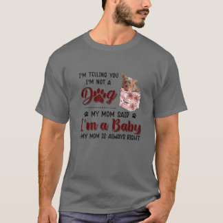 Ich sage Ihnen, dass ich kein Hund bin, sagte mein T-Shirt