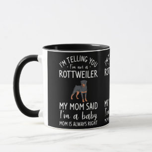 Ich sage Ihnen, ich bin kein Rottweiler, sagte mei Tasse
