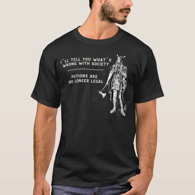Ich sage Ihnen, was mit der Gesellschaft nicht sti T-Shirt (Vorderseite)