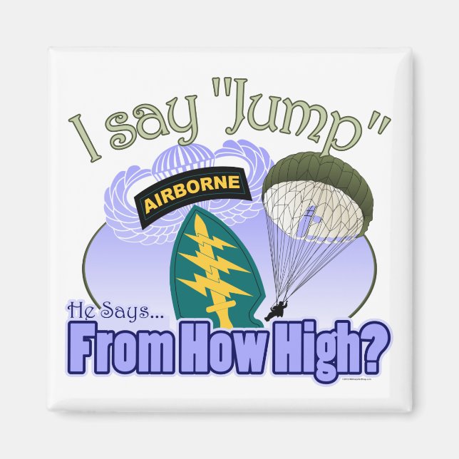 Ich sage Sprung [Spezialeinheiten] Magnet (Vorne)