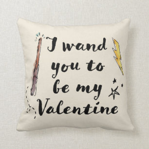 Ich sagte, du wärst mein Valentinin Kissen