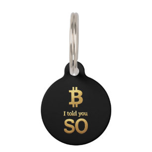 Ich sagte Ihnen, Bitcoin Ultimate Crypto Comeback Haustiermarke