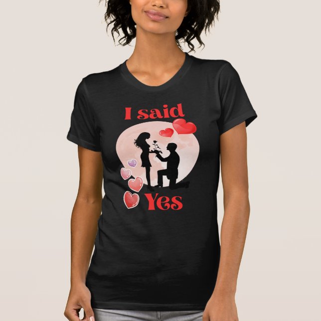 Ich sagte Ja T-Shirt (Vorderseite)
