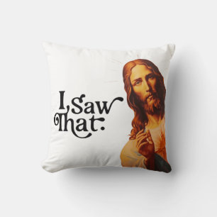 Ich sah das, Jesus Kunst, Ich sah diesen Jesus Kissen