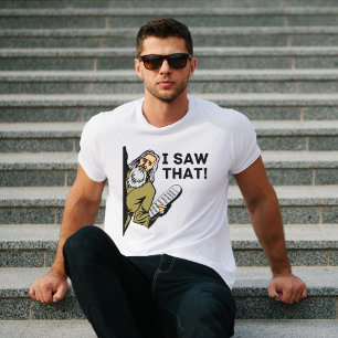 Ich sah das - Moses Meme, jüdischer Spaß T-Shirt