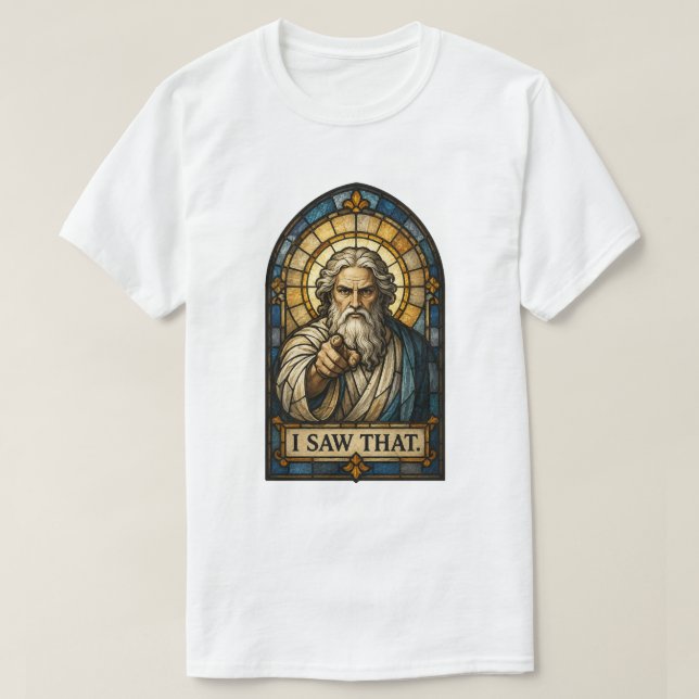 Ich sah das T-Shirt (Design vorne)