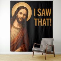 Ich sah, dass Jesus Christlichen Zitat lustig