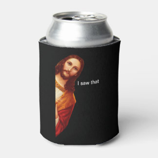 Ich sah, dass Jesus zweiseitig schwarz war Dosenkühler