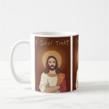 "Ich sah den" Jesus-Tasse