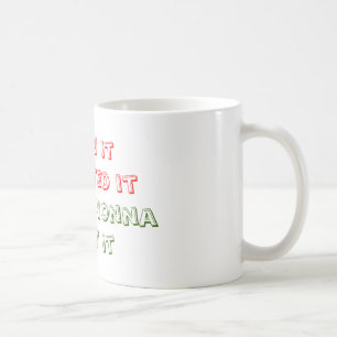 Ich sah es, ich wollte es, ich fragte Nonna, ich Kaffeetasse