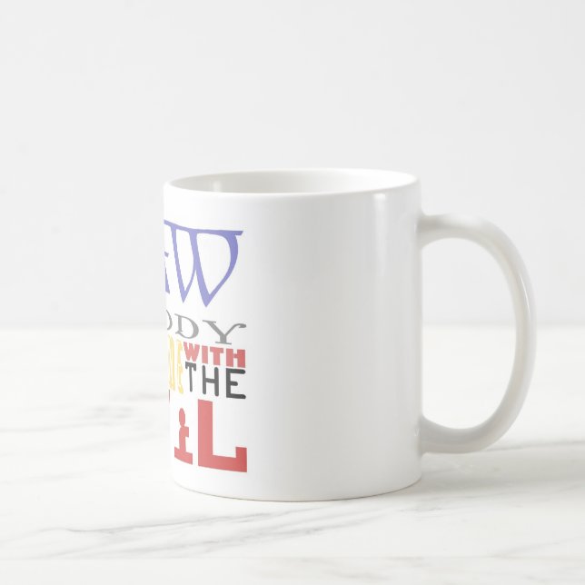 Ich sah gute Sachen Osbourne mit dem Teufel Kaffeetasse (Rechts)