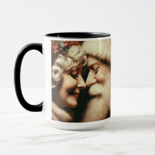 Ich sah Mommy Kiss Weihnachtskaffee Tasse Cup