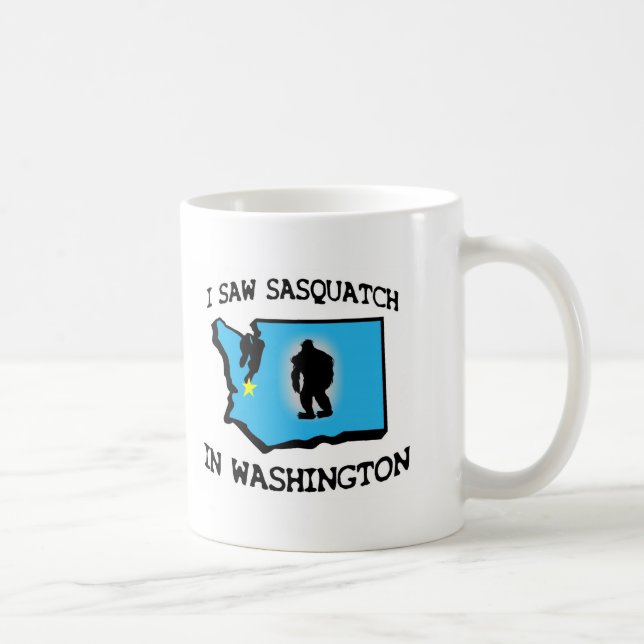 Ich sah Sasquatch in Washington Kaffeetasse (Rechts)