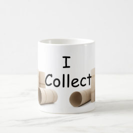 Ich sammle Toilettenpapier Rolle lustiges Geständn Kaffeetasse