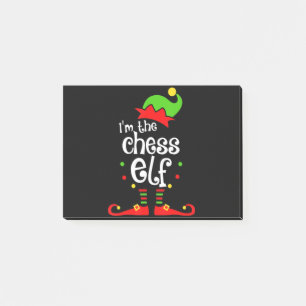 ich Schach Elf Weihnachten Familienfreund Weihnach Post-it Klebezettel