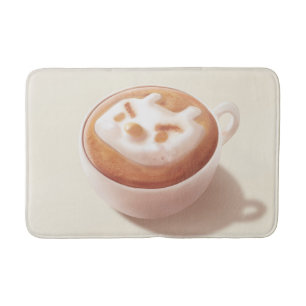 Ich schäme mich vor Gefühlen - Kaffeekunst Badematte