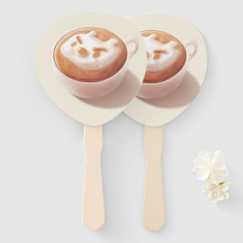Ich schäme mich vor Gefühlen - Kaffeekunst Fächer