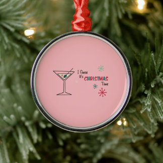 Ich schätze, es ist Weihnachtszeit-Ornament Ornament Aus Metall