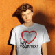 Ich schätze meine anpassbaren Foto-Texthemden T-Shirt (Von Creator hochgeladen)