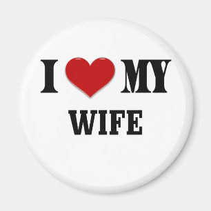 Ich schätze meine Ehefrau Magnet