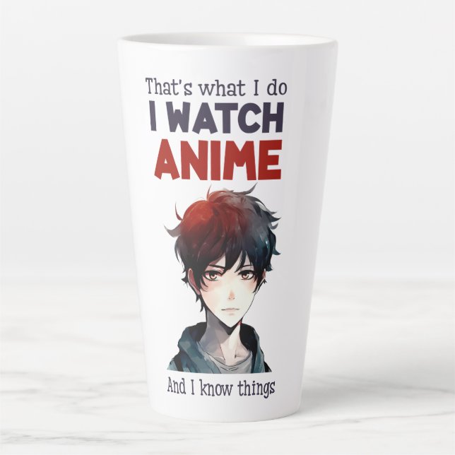 Ich schaue Anime Milchtasse (Vorderseite)