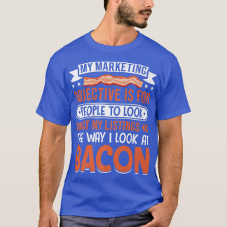 Ich schaue Bacon an: Funny Pig Fleisch Schweinefle T-Shirt