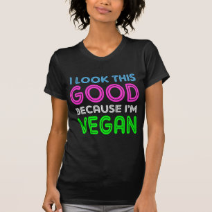 Ich schaue dieses gute, weil ich vegan bin T-Shirt