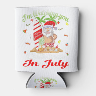 Ich schaue dir Weihnachten im Juli oben zu Dosenkühler