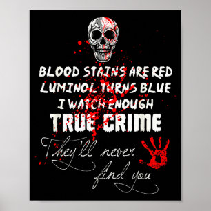 Ich schaue genug wahre Kriminalfälle Sie werden di Poster