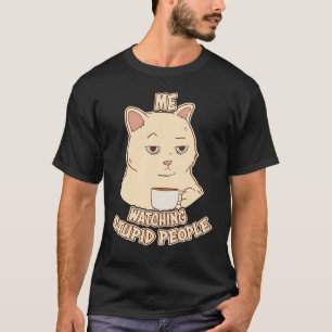 Ich schaue mir die blöden Leute an, wie die kaukti T-Shirt