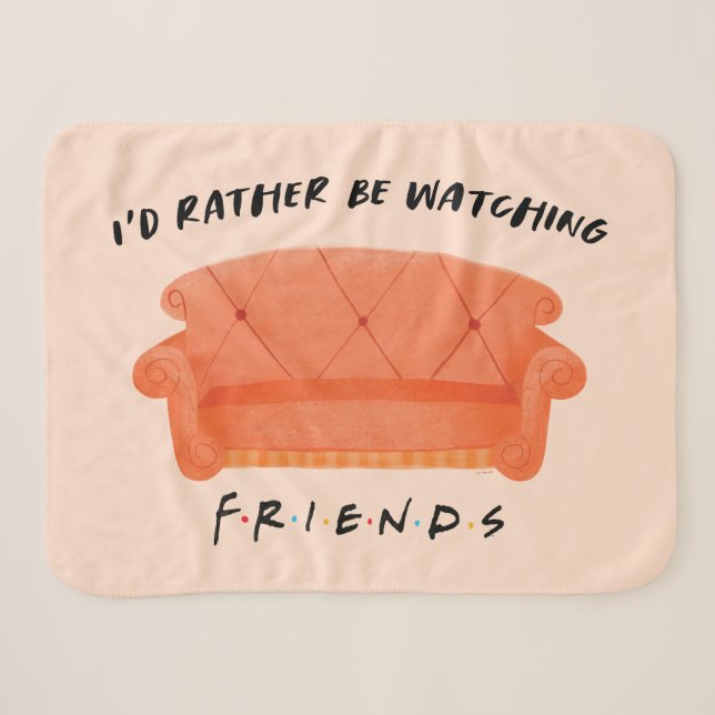 Ich schaue mir eher FRIENDS™ an Sherpadecke (Vorderseite (Horizontal))