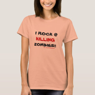 Ich schaukele @ das Töten der Zombies T-Shirt