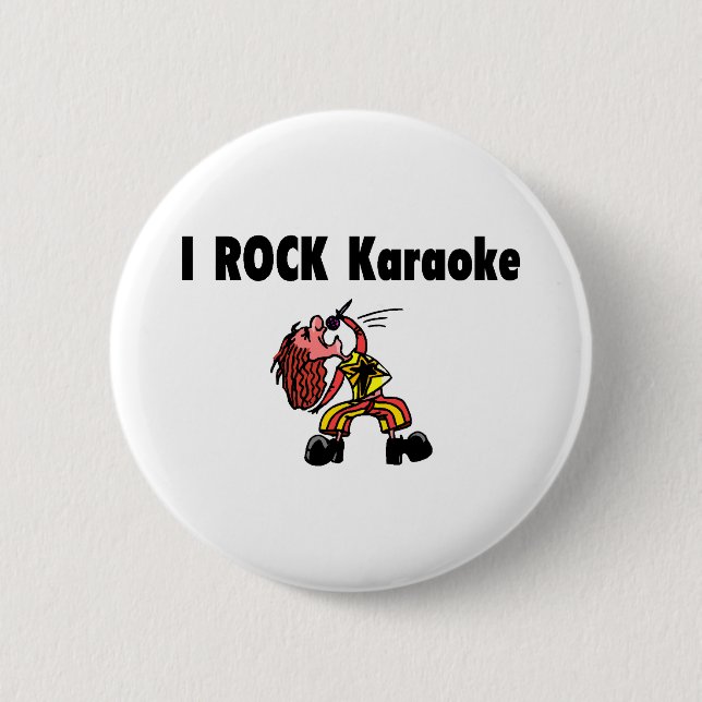 Ich schaukele Karaoke Button (Vorderseite)