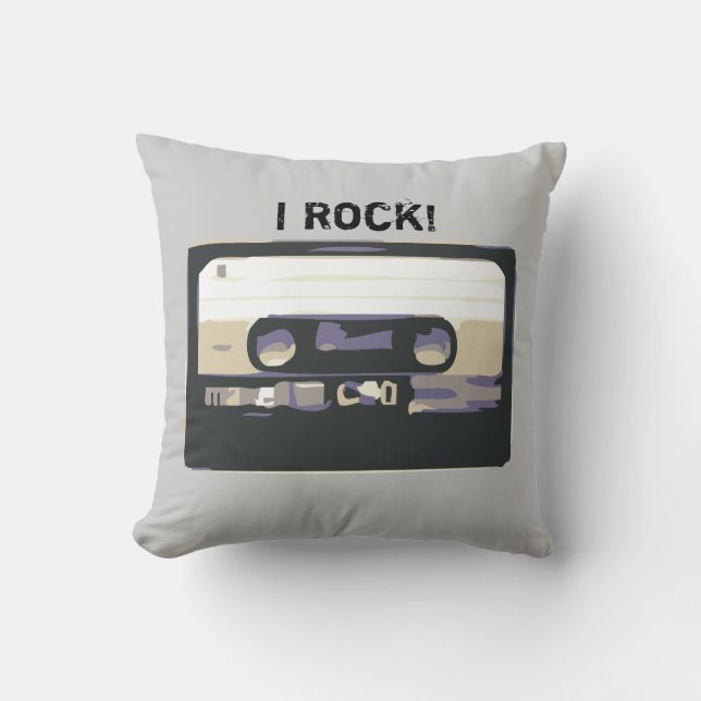 Ich schaukele! Retro Musik Cassete Kissen (Vorderseite)