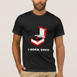 Ich schaukele Vinylrekordspieler-T - Shirt