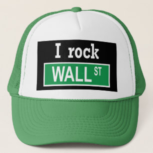 "Ich schaukele Wall Street" Hut Truckerkappe