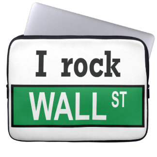 Ich schaukele Wall Street Neopren-Laptop-Hülse Laptopschutzhülle
