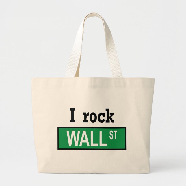 Ich schaukele Wall Street - Tasche (Vorne)