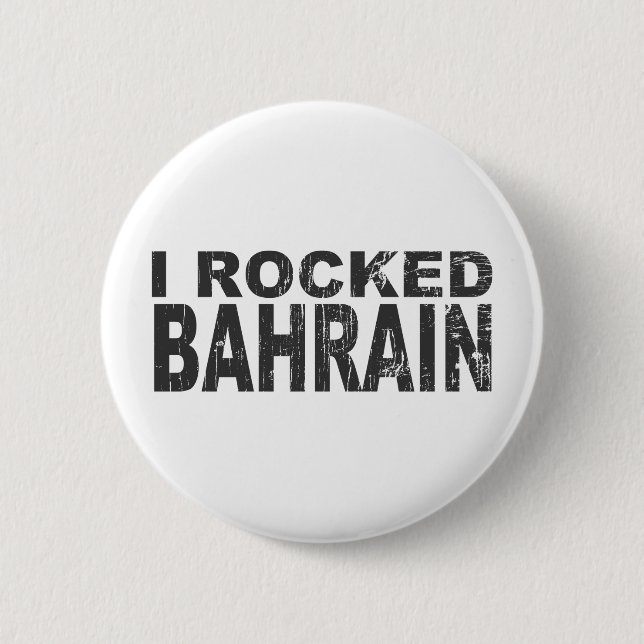 Ich schaukelte Bahrain Button (Vorderseite)