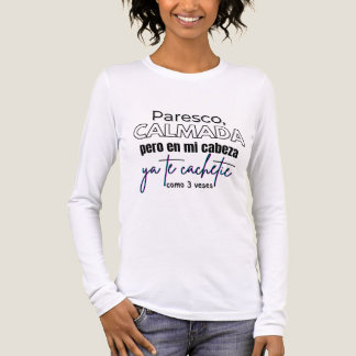 ich scheine ruhig, aber in meinem Kopf... Tri-Blend Shirt