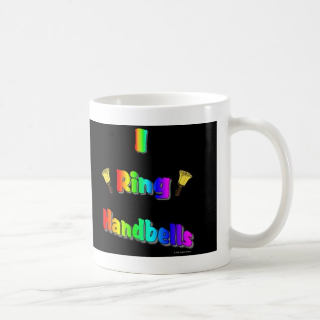Ich schelle Handbells Kaffeetasse (Rechts)
