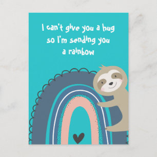 Ich schicke dir einen Regenbogen Postkarte