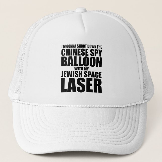 Ich schieße den chinesischen Spy-Ballon herunter Truckerkappe (Vorderseite)