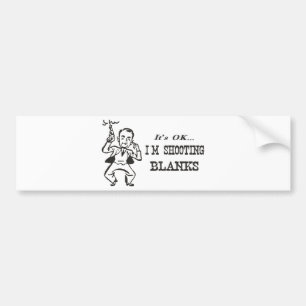 Ich schieße freie Räume Autoaufkleber