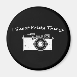 Ich schieße hübsche Sache-Fotografie Magnet