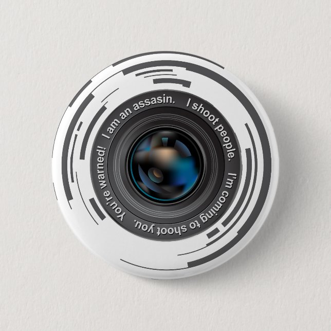 Ich schieße Leute Button (Vorderseite)
