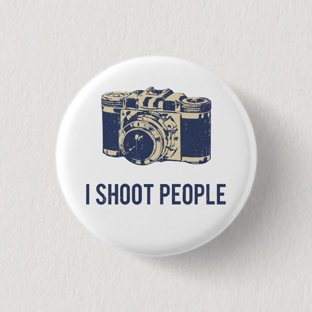 Ich schieße Leute-Fotografie-Kamera Button (Vorderseite)