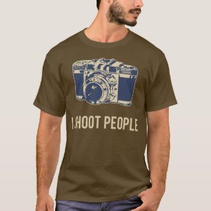 Ich schieße Leute-Fotografie-Kamera T-Shirt