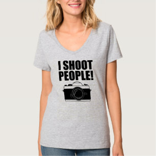 Ich schieße Leute-lustiges Fotograf-Shirt T-Shirt